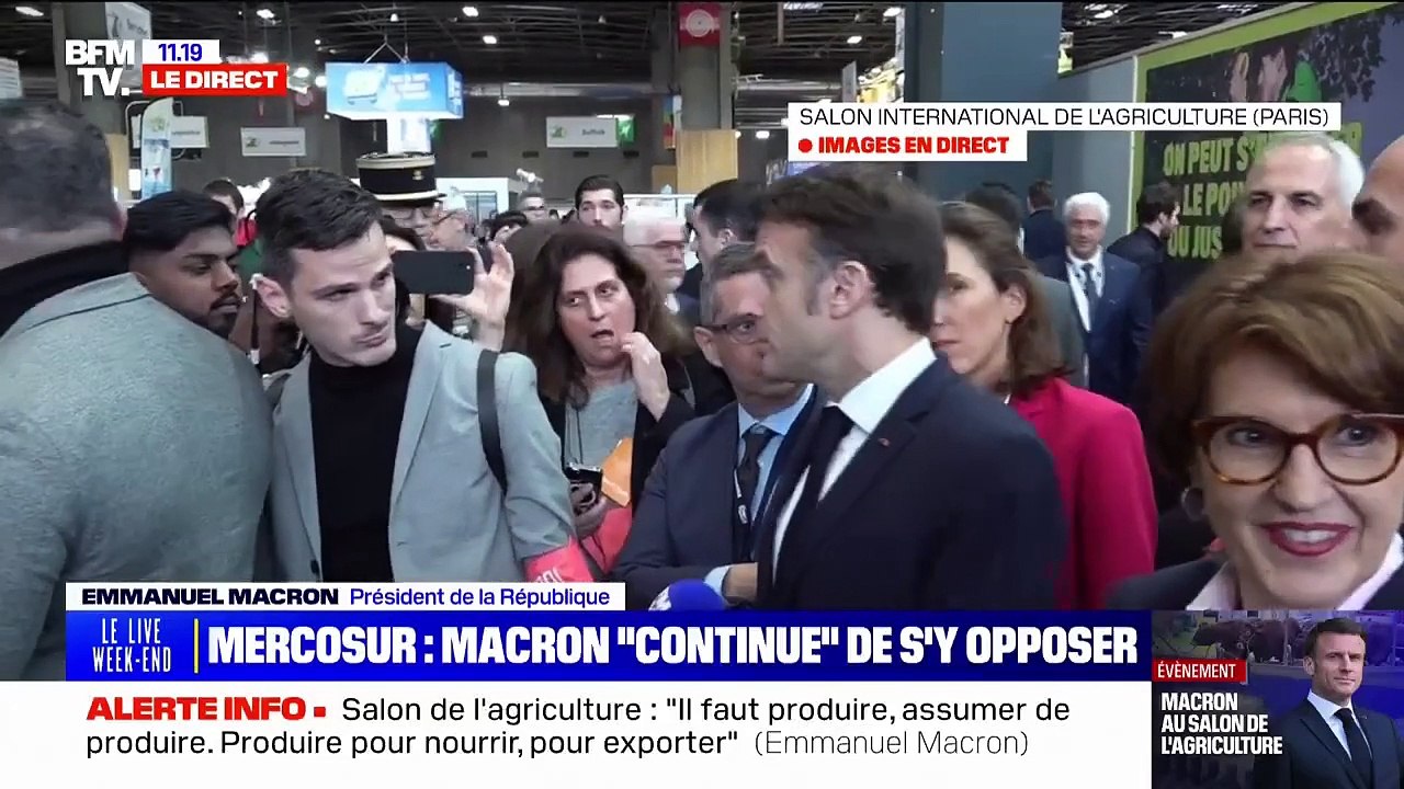 "J'ai à cœur que le Salon soit beau parce que c'est une fête": Emmanuel Macron appelle à l'apaisement des tensions pendant le Salon de l'agriculture