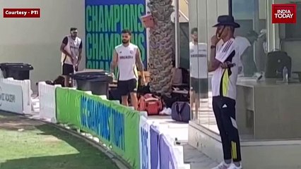 IND vs PAK: Virat Kohli leads India's practice on eve of Pakistan clash