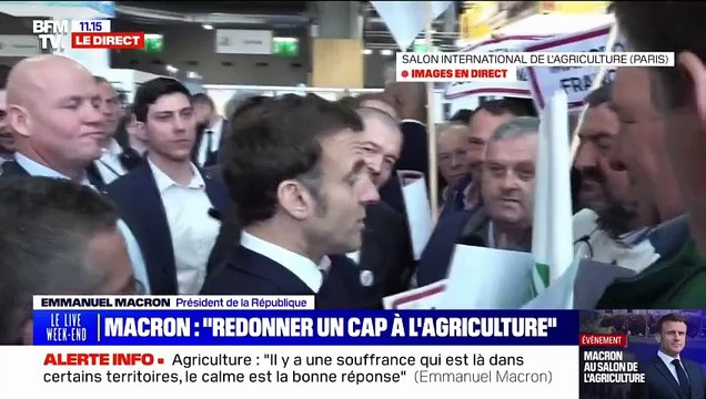 Salon de l'agriculture: Emmanuel Macron veut manger Français dans les restaurants et compte sur la filière viande pour s'organiser mieux