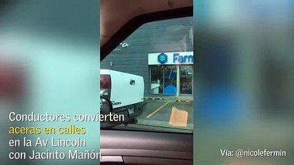 Aceras como calles en la Lincoln