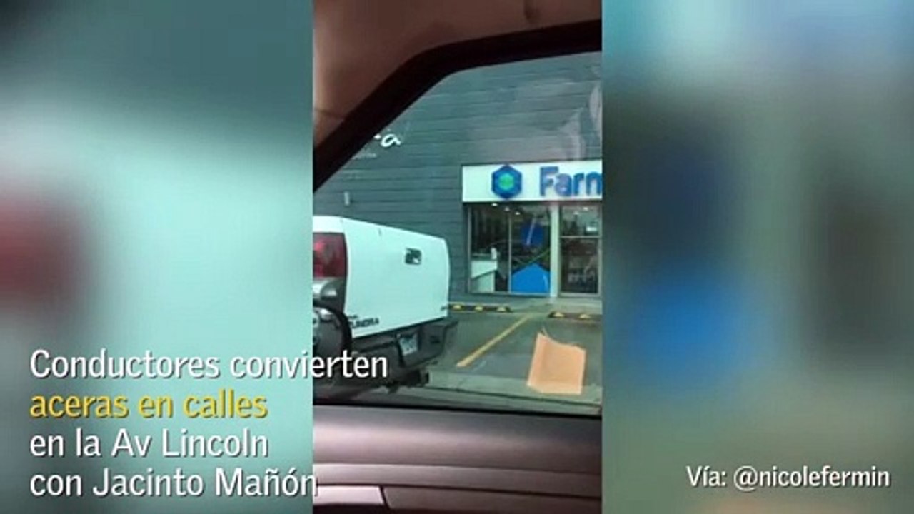 Aceras como calles en la Lincoln