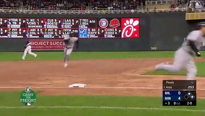 Orlando Arcia se echó el equipo al hombro