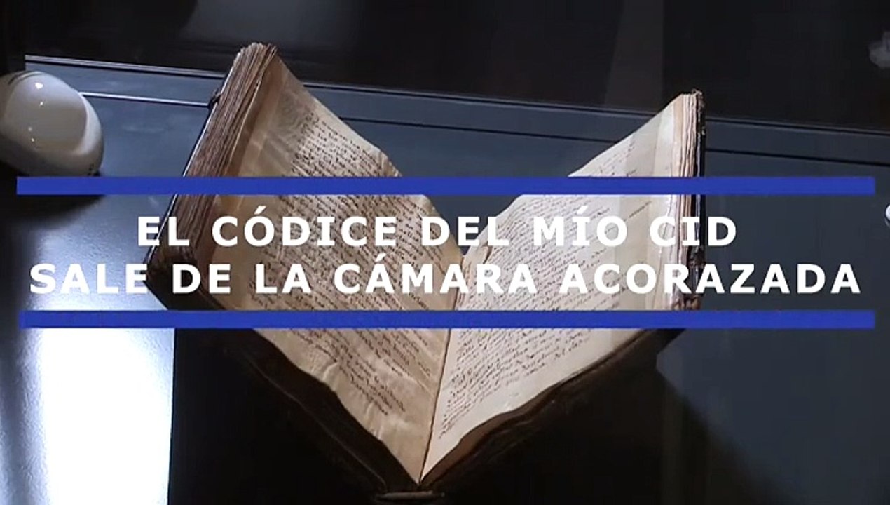 Códice del Mio Cid se expone por primera vez en la historia