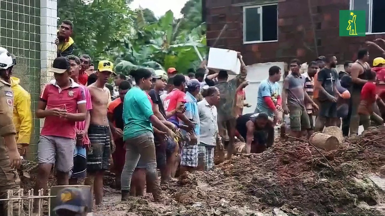 Doce personas muertas y quince heridas es el saldo parcial por lluvias en Brasil