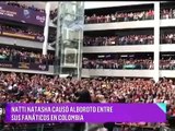 Natti Natasha causa revuelo en Colombia