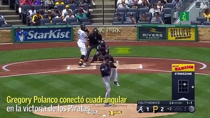 Gregory Polanco la sacó en victoria de los Piratas