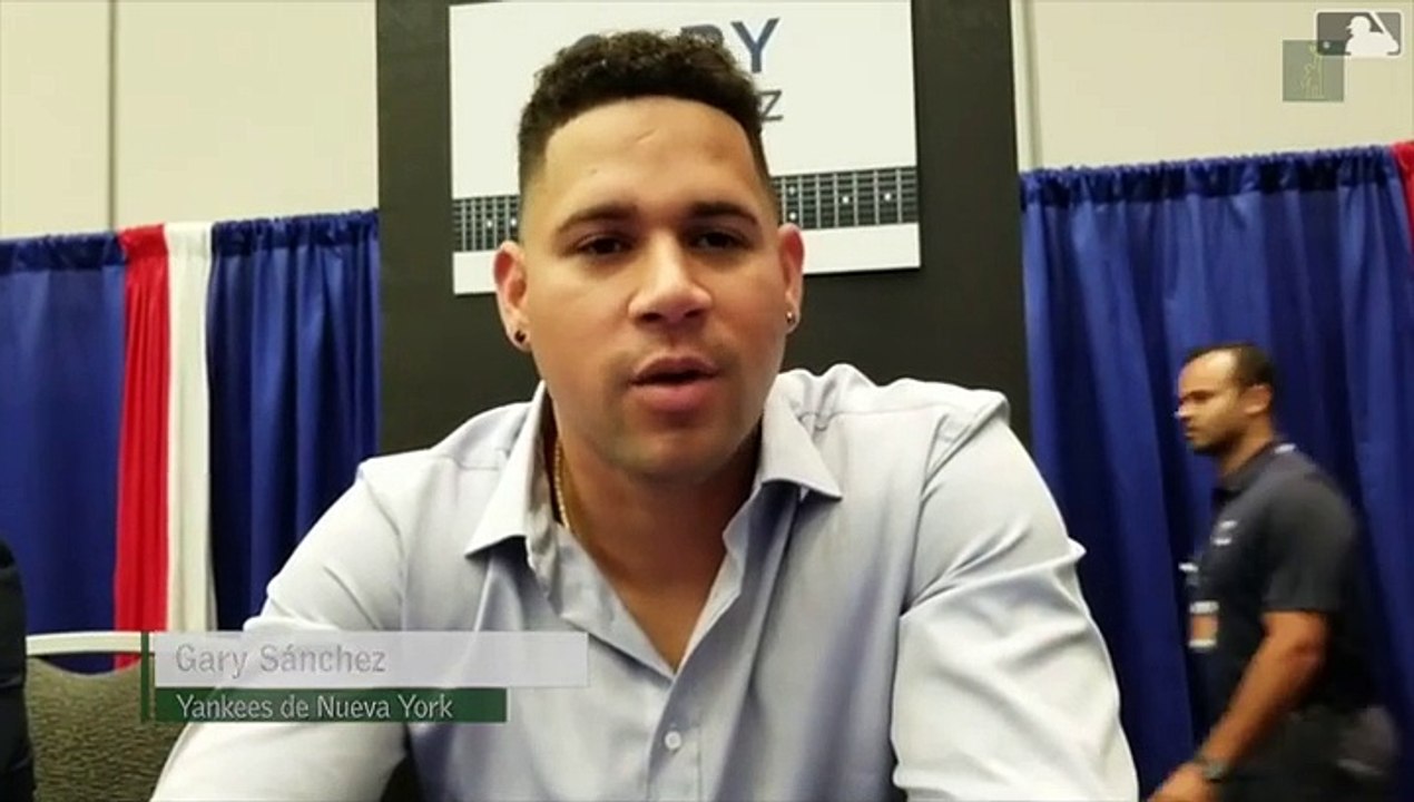 Gary Sánchez agradece el apoyo del los fanáticos