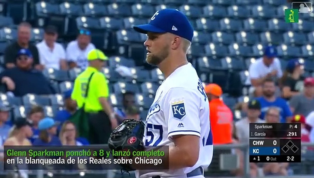 Sparkman blanqueó a Chicago ponchando a 8