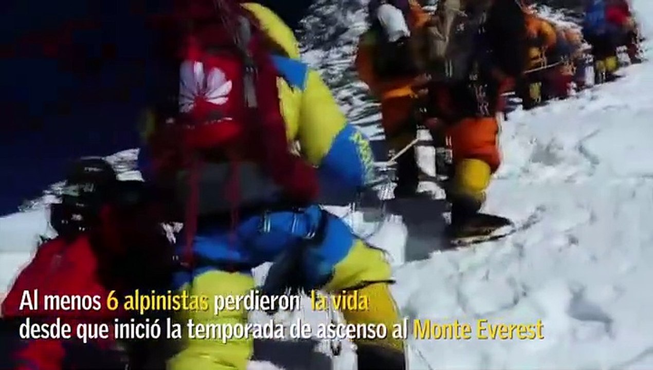 6 mueren al intentar escalar el Everest