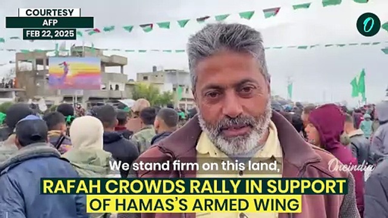 Israeli Hostages Handed to Red Cross in Rafah: Gazans Cheer Hamas - 'Trump and Netanyahu are...'