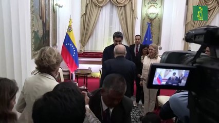Maduro se reúne con el asesor de la UE para discutir la situación de Venezuela
