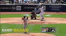 Manny Machado y Brooke Robinson lanzaban rayos a primera