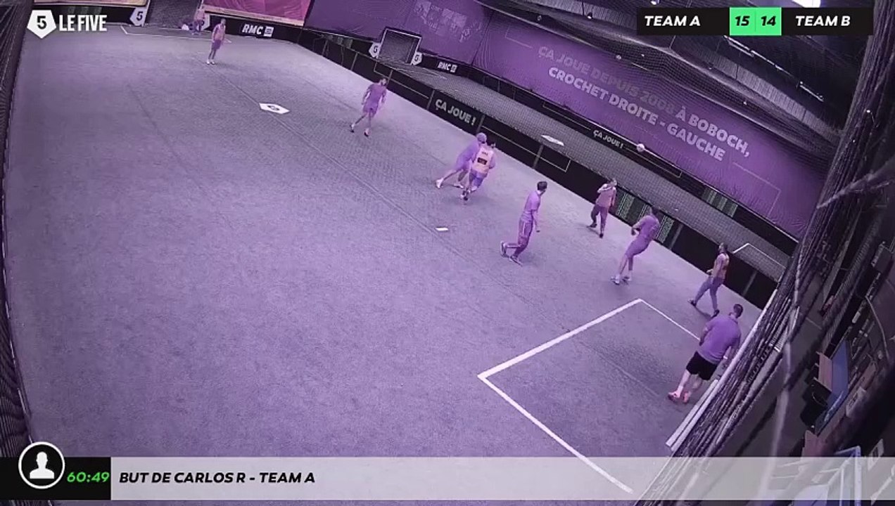 But de Carlos R - Team A