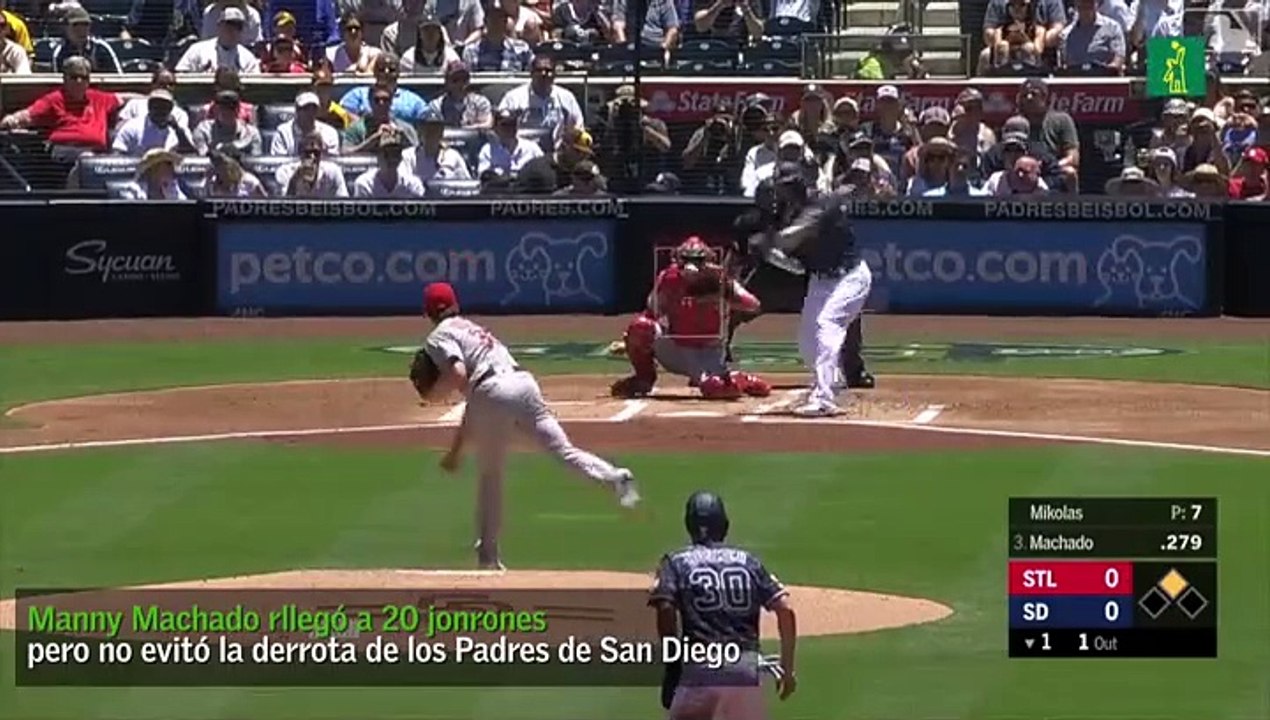 Manny Machado Llegó A 20 Jonrones Con Los Padres