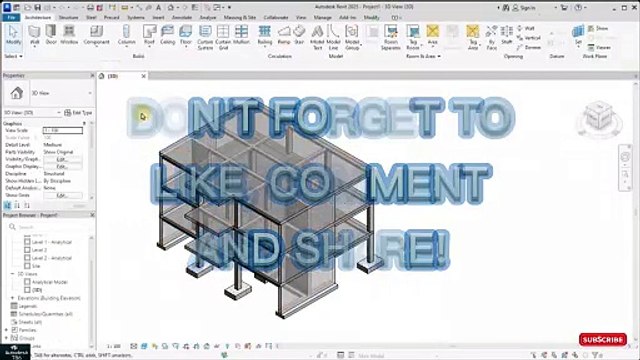 How to Analytical Model - Essential Skill In Revit | Part # 24 | #architecture #revit #civil3d #Autodesk #civil3d