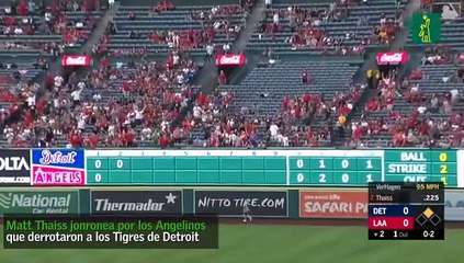 Matt Thaiss jonroneó en triunfo de los Angelinos