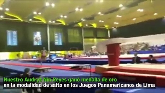 Audrys Nin Reyes saltó por el oro en los Juegos Panamericanos Lima 2019