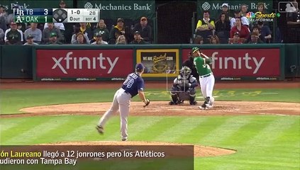 Ramon Laureano llegó a la docena pero los Atléticos perdieron
