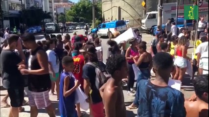 Protestas en Río de Janeiro por muerte de un estudiante