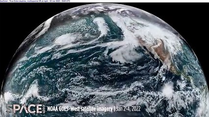 Time-Lapse Of What A Powerful Bomb Cyclone Storm Forming Looks Like