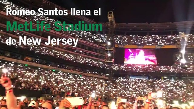Romeo Santos hace historia en el MetLife de New Jersey