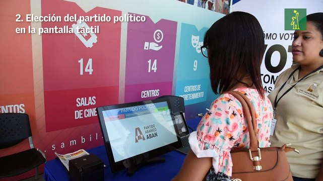 Así funciona el voto automatizado para las Primarias Simultáneas