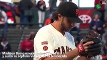 Madison Bumgarner maniató a los Filis y ganó su séptimo juego de la temporada