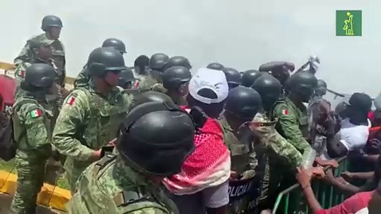 Manifestaciones de migrantes africanos ponen en jaque a autoridades mexicanas