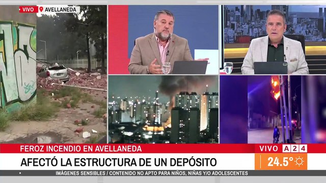 🔴 INCENDIO EN AVELLANEDA: DESPLIEGUE DE BOMBEROS CON 15 DOTACIONES