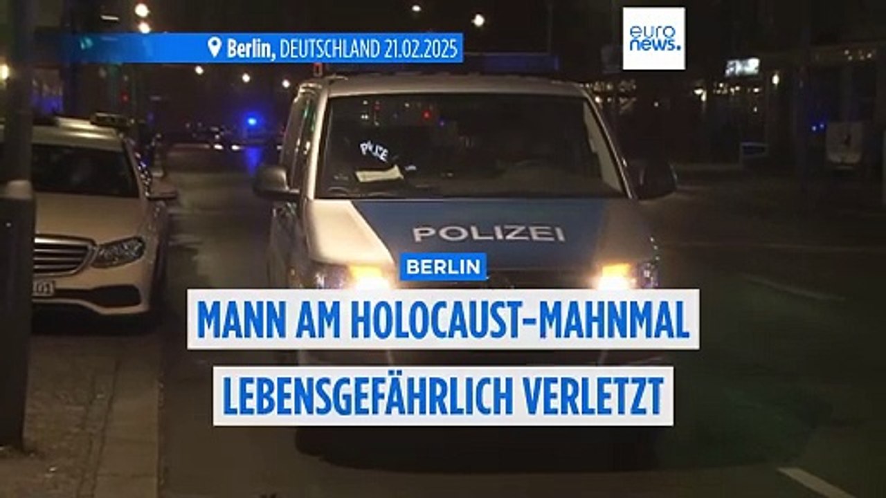 Mann am Holocaust-Mahnmal niedergestochen: Syrischer Asylbewerber festgenommen