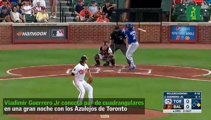 Vladimir Guerrero Jr vivió una gran noche con los Azulejos de Toronto
