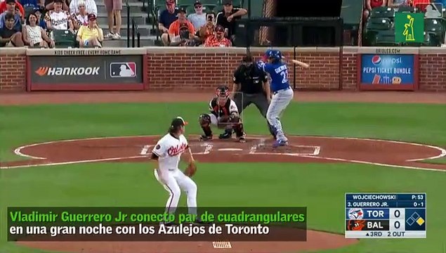 Vladimir Guerrero Jr vivió una gran noche con los Azulejos de Toronto
