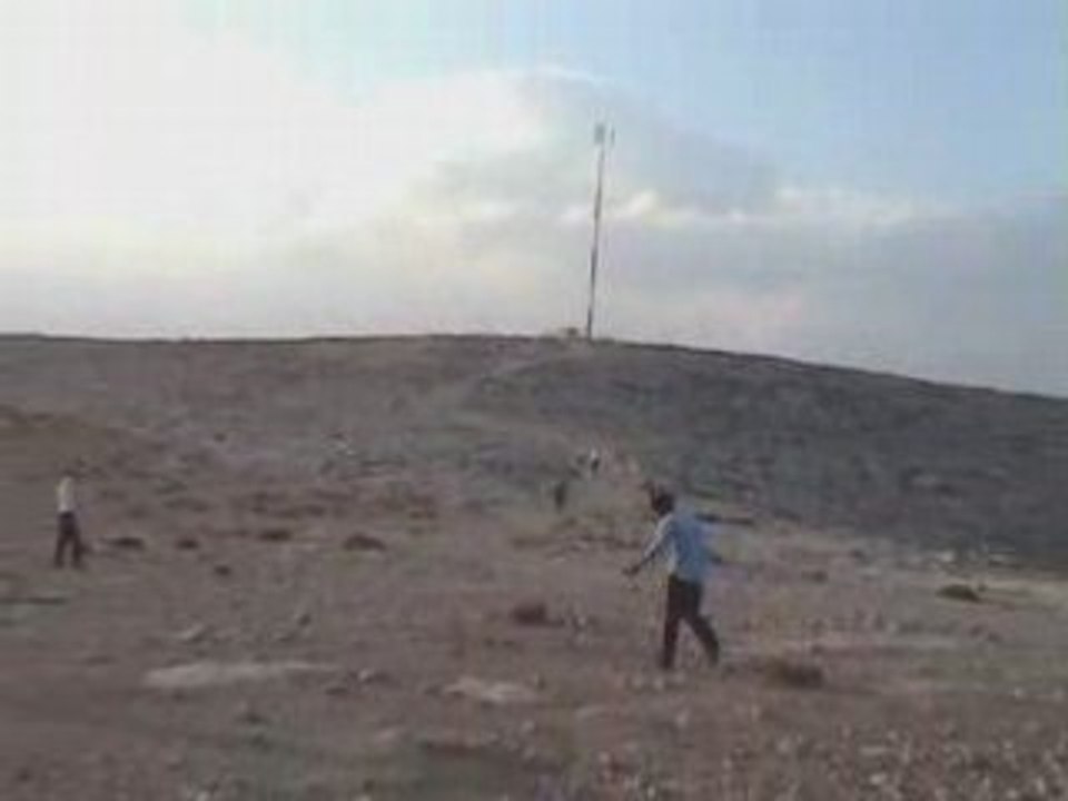 Des colons juifs et palestiniens famille