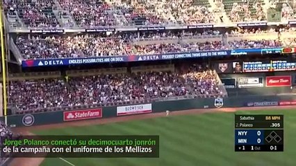 Jorge Polanco y Nelson Cruz sacudieron a los Yankees