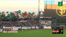Manuel Margot pega un HR de dos carreras