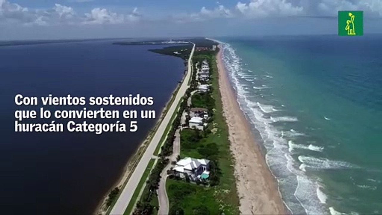 Dorian se fortalece a categoría 5 y encara Bahamas
