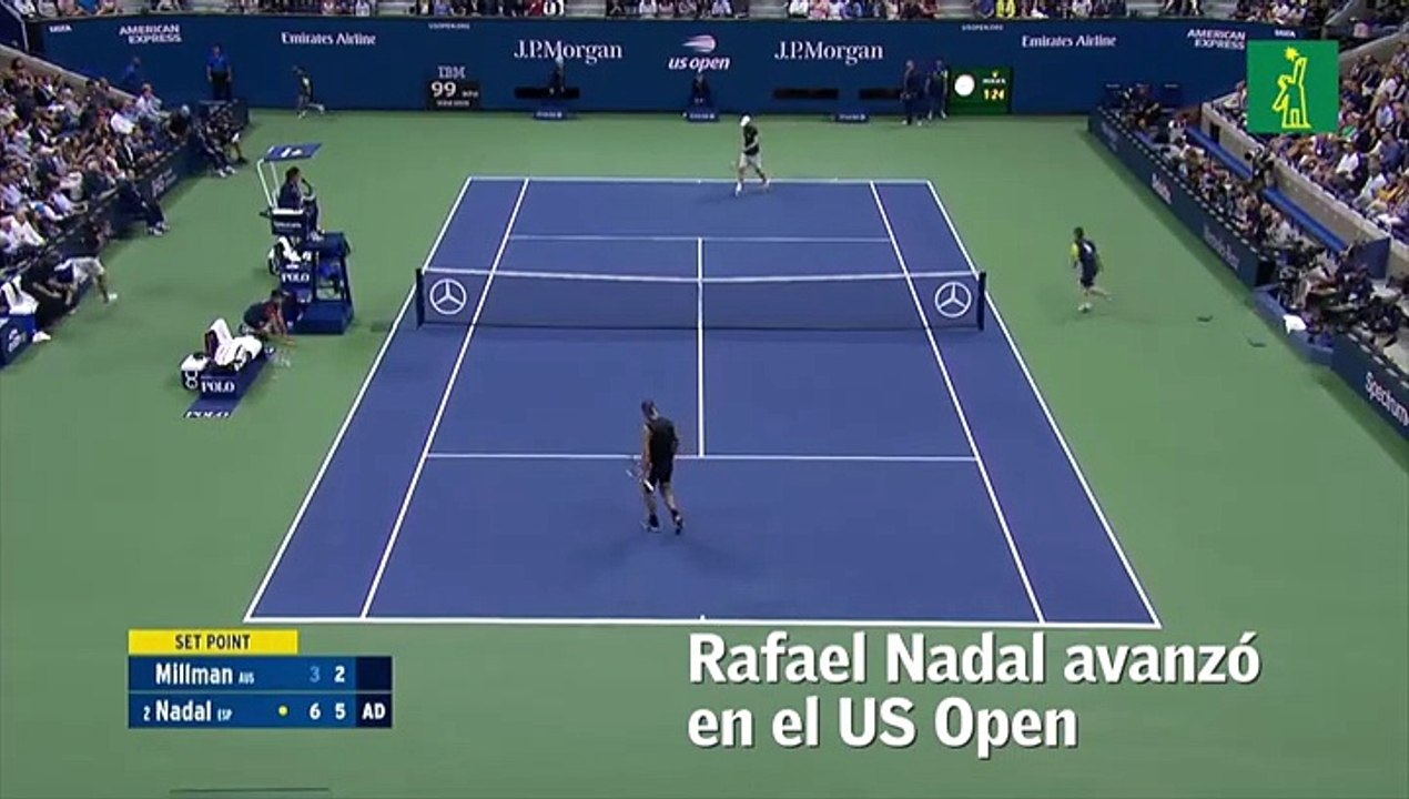 Rafael Nadal avanzó sin problemas en el US Open