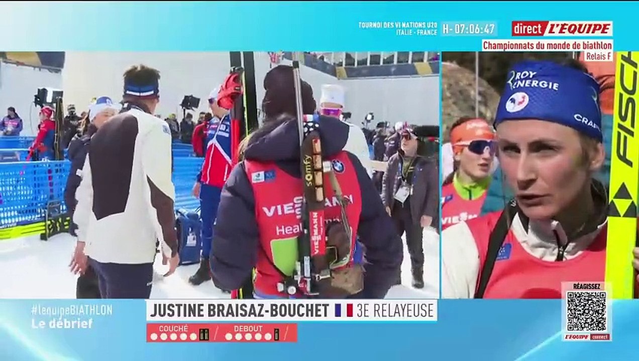 Braisaz-Bouchet : «C'est cool quand ça se passe comme ça» - Biathlon - Mondiaux (F)
