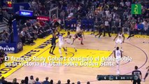 Rudy Gobert consiguió el doble-doble y Utah venció a Golden State