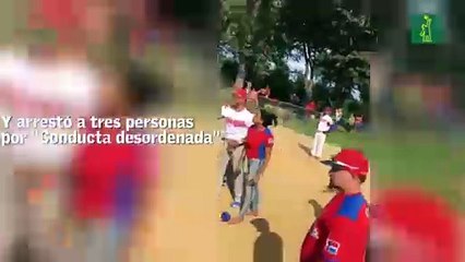 Softbolistas dominicanos terminan arrestados por "conducta desordenada"