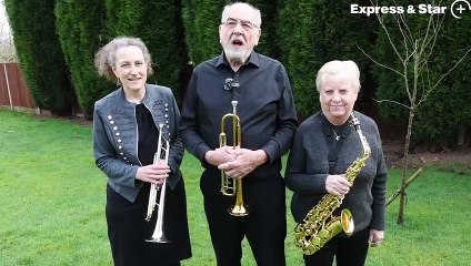 Members of the Doorknobs band look forward to their charity concert.