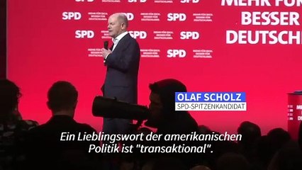 Scholz zu Trump: "Grenzen dürfen nicht mit Gewalt verschoben werden"