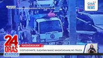 3 estudyante, sugatan nang masagasaan ng truck | 24 Oras Weekend