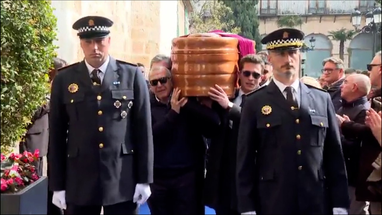 Funeral en Gandía por el ex alcalde Arturo Torró tras su asesinato