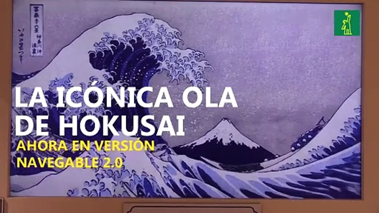 La icónica ola de Hokusai, ahora en versión navegable
