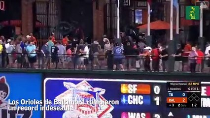 Orioles rompen un record indeseado