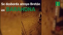 Se desborda arroyo Bretón en Los Arroyos de Barahona