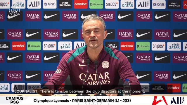La sortie cash de Luis Enrique sur les tensions John Textor - Nasser Al-Khelaïfi !