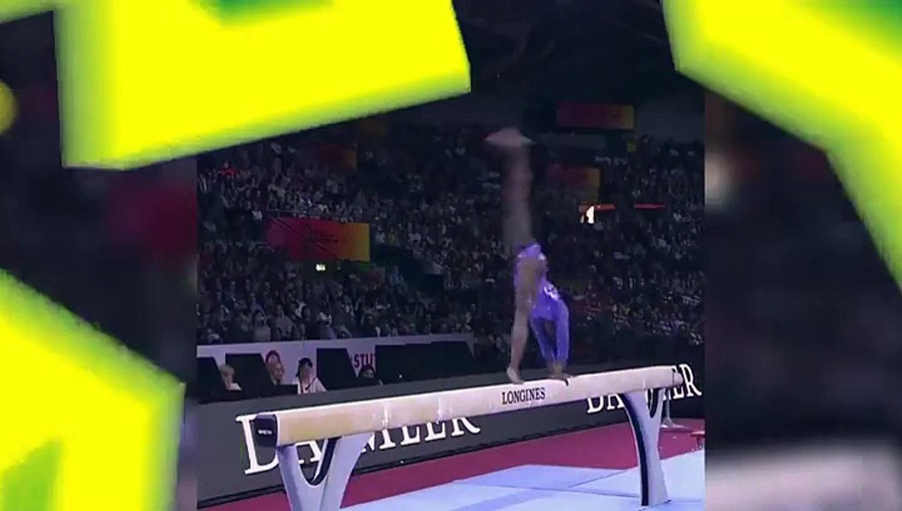 Simone Biles impone récord de medallas en el Mundial de Gimnasia