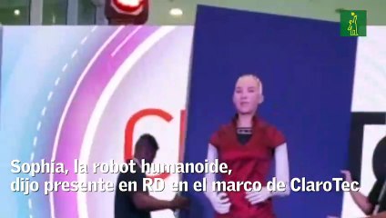 Sophia, la robot humanoide, dijo presente en Claro Tec